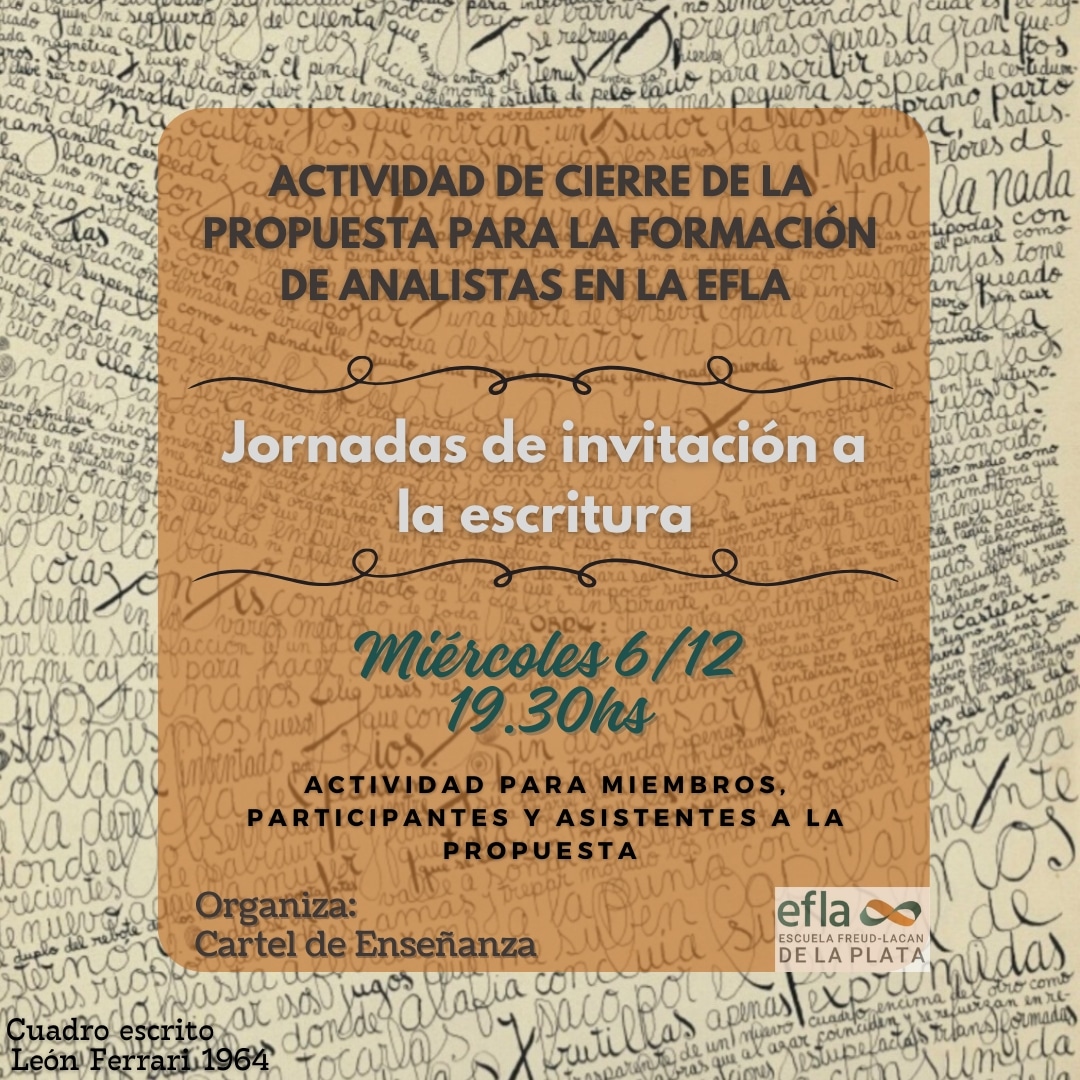 Flyer Invitación a la escritura