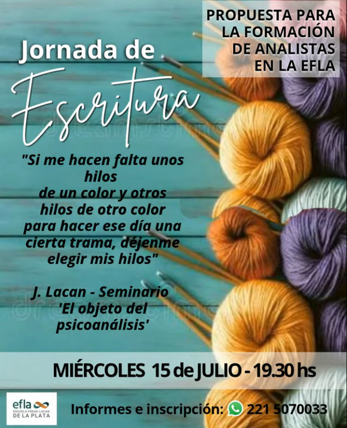 Flyer Jornada de Escritura