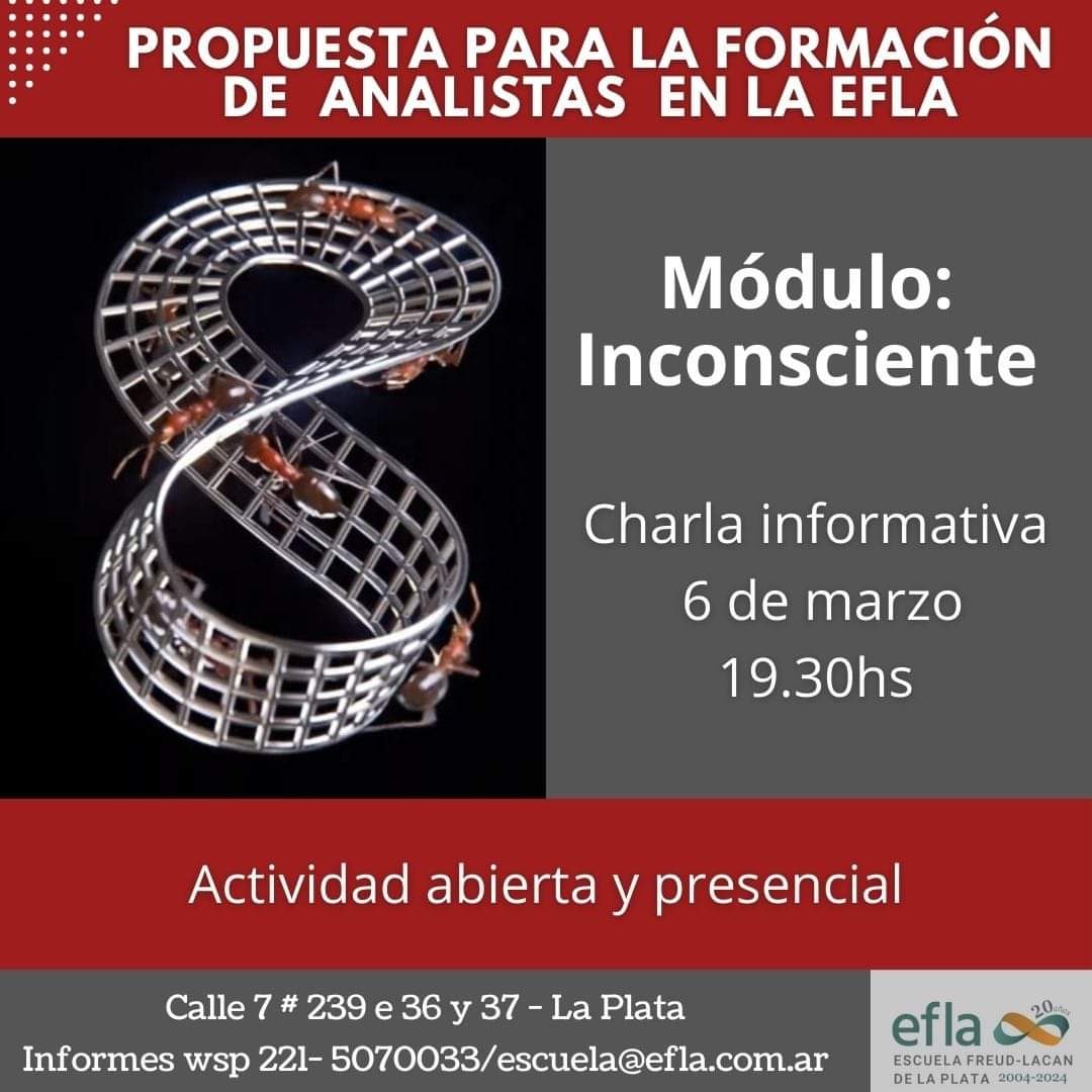 Flyer Charla informativa Modulo Inconsciente