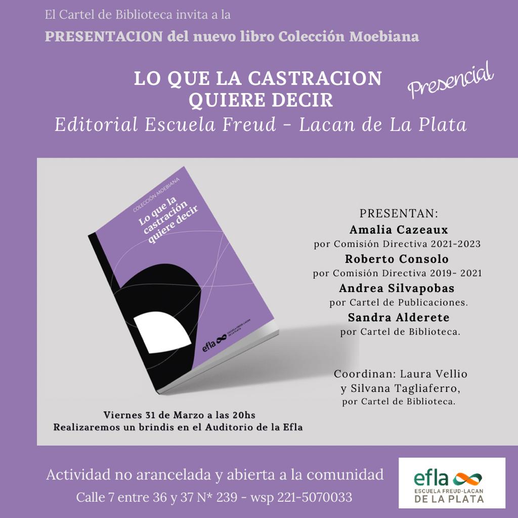 Presentación del libro Colección Moebiana