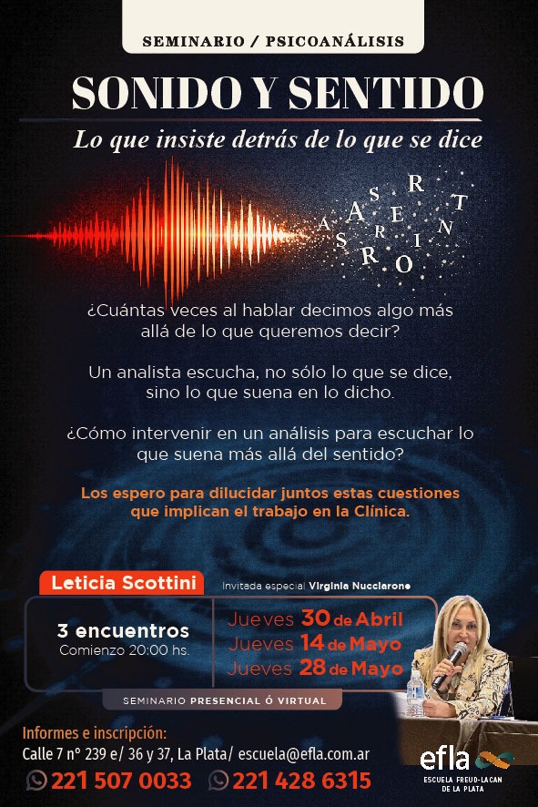 Flyer SONIDO Y SENTIDO