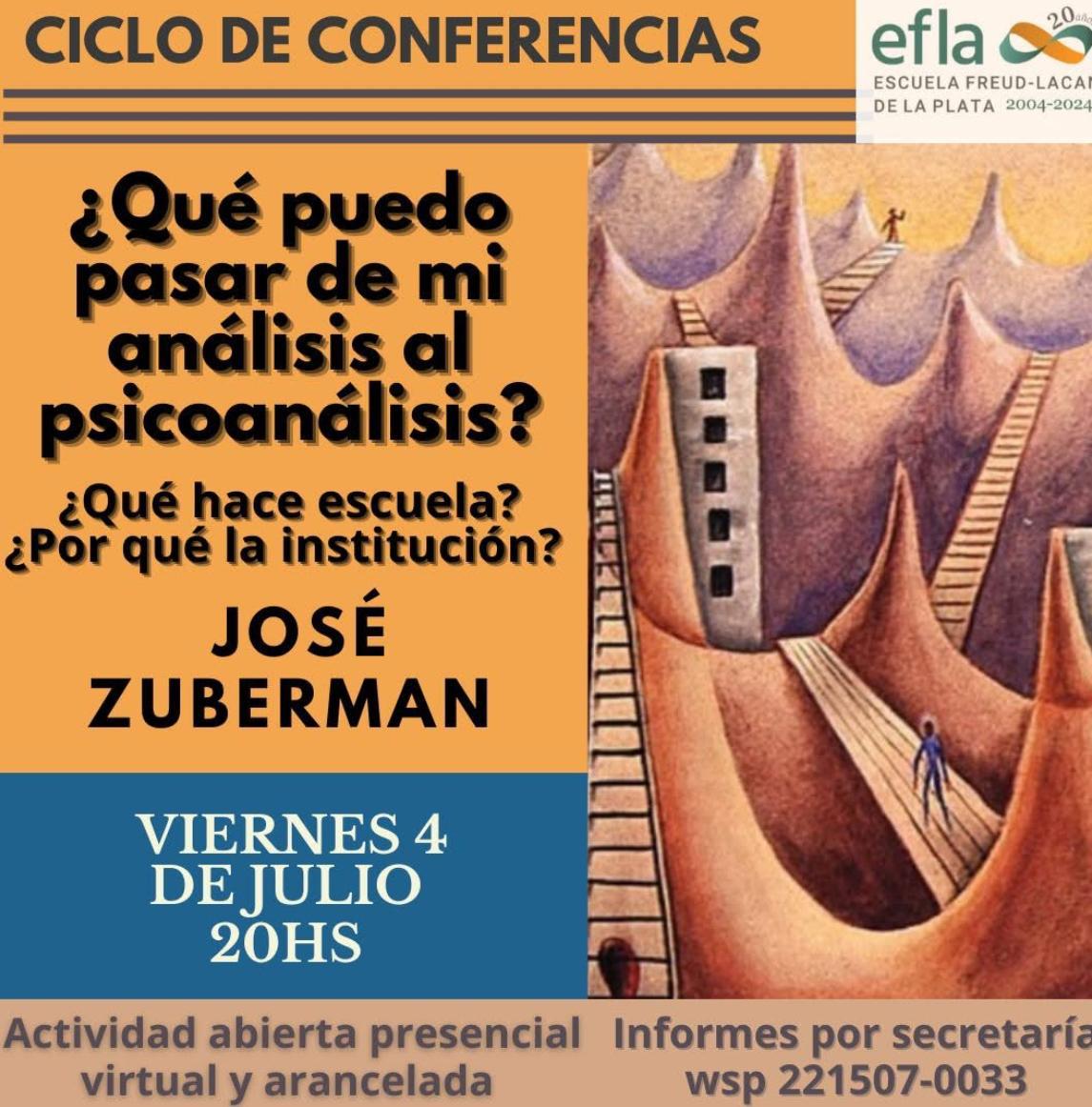 Flyer ¿Qué puedo pasar de mi análisis al psicoanálisis?