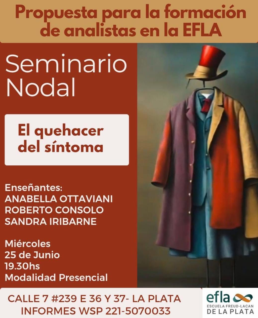 Flyer el quehacer del síntoma