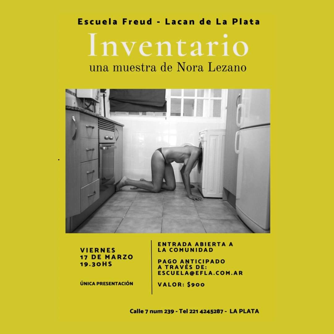 Flyer Inventario: una muestra de Nora Lezano