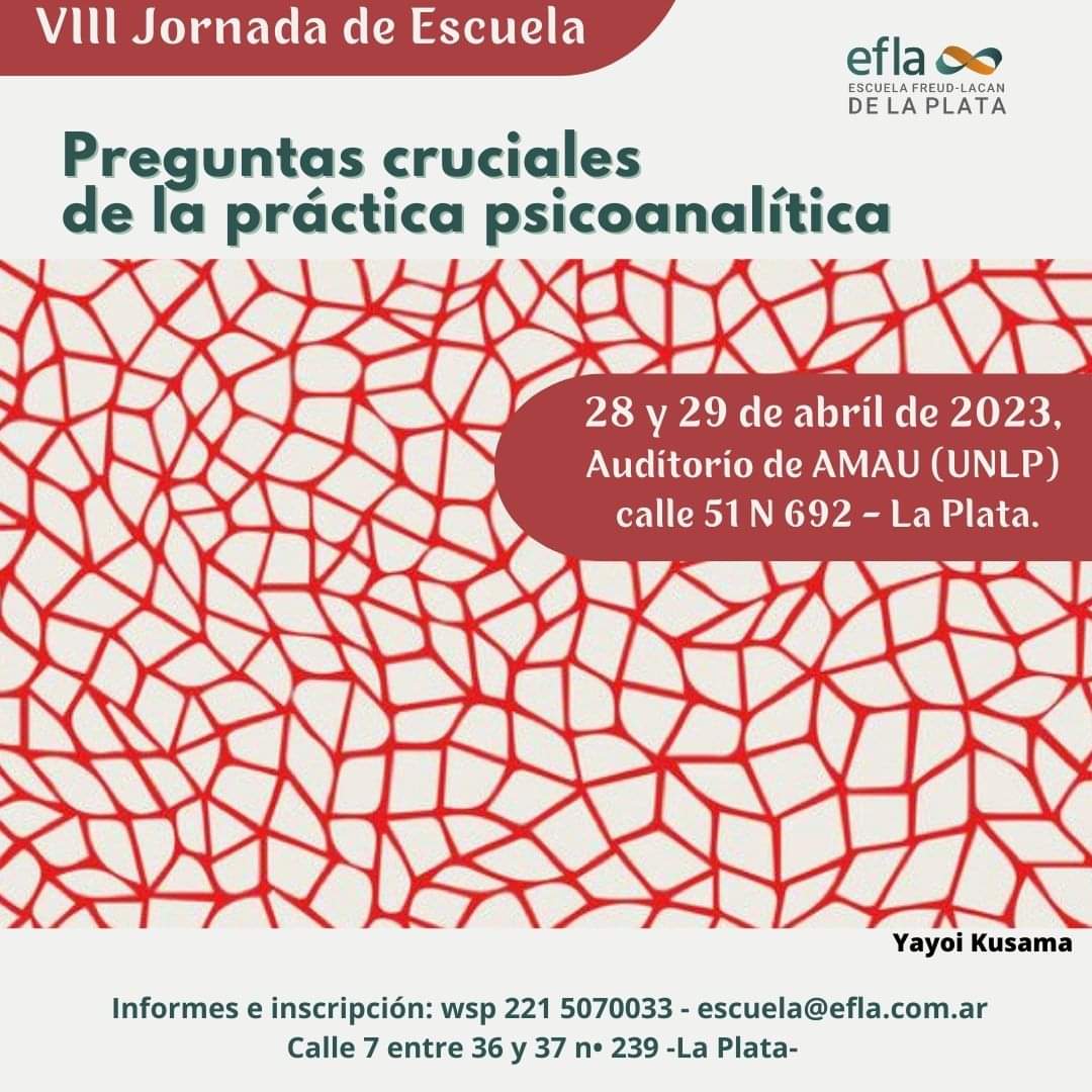 Flyer Preguntas cruciales de la Práctica Psicoanalítica